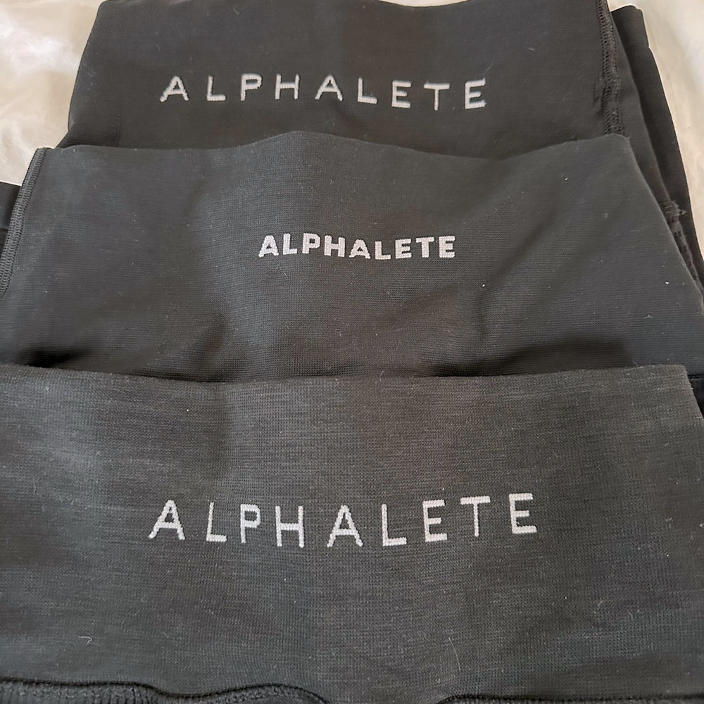 LOT OF ALPHALETE LEGGINGS